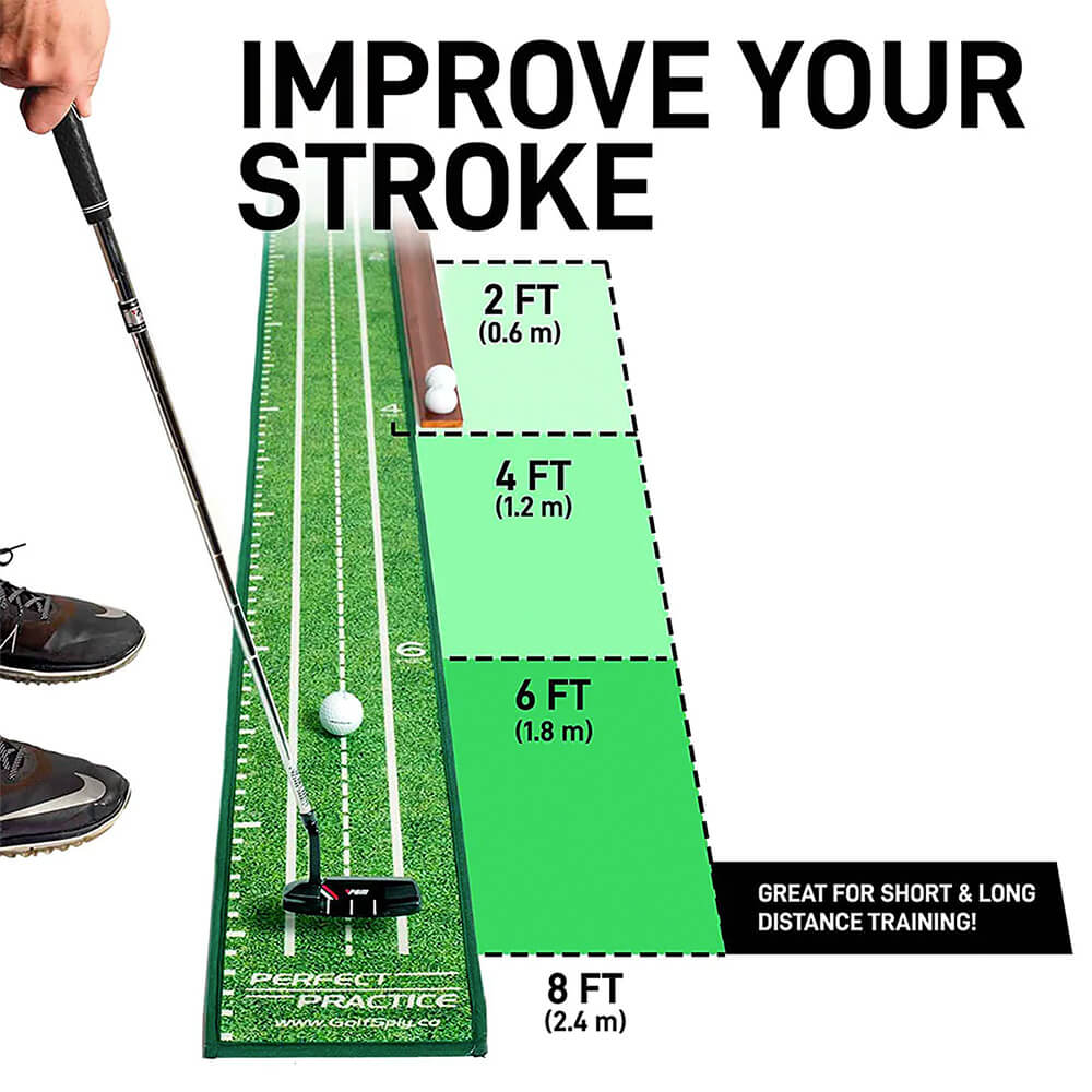 Perfect Practice Putting Mat Compact Edition 8" FT HG